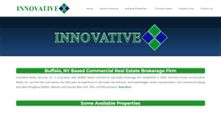 Desktop Screenshot of innovativerealty.com